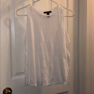 White Sleeveless Top